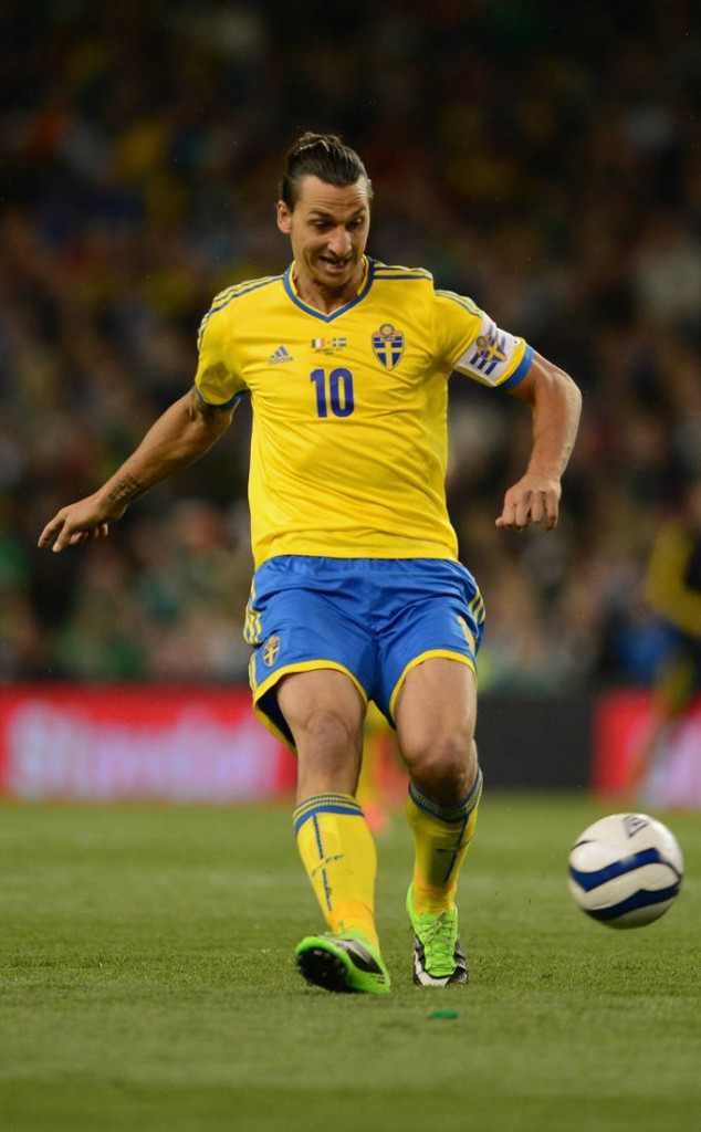 Zlatan Ibrahimovic, da Suécia, em em 6 de setembro de 2013 (Jamie McDonald/Getty Images)