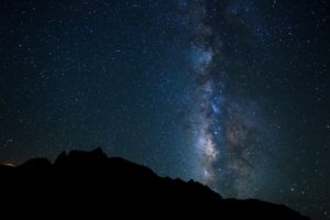Via Láctea vista à noite (Shutterstock)