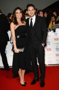 Christine Bleakley e seu noivo Frank Lampard (Tim Whitby/Getty Images)