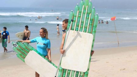 Uma missão de ajudar o meio ambiente com o Surfe