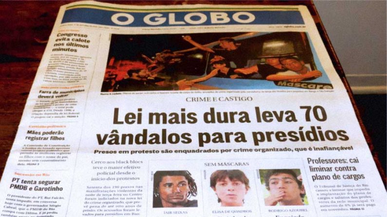 A polêmica capa do jornal O Globo que provocou uma enxurrada de mensagens para a Redação e uma onda de revogação de assinaturas (Bruno Menezes/Epoch Times)