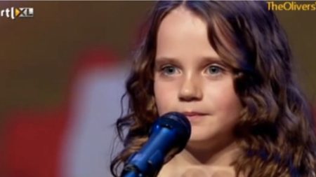 Menina de nove anos encanta em ‘Holland’s Got Talent’