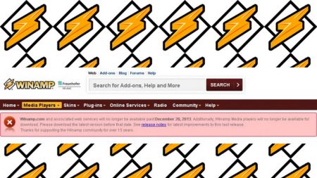 Winamp não estará mais disponível, AOL desativará serviço