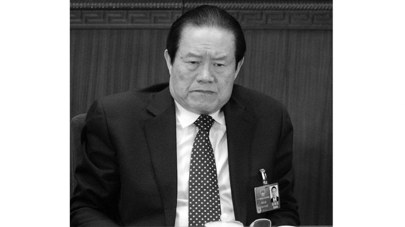 Zhou Yongkang, o ex-chefe de segurança pública da China, no Congresso Popular Nacional em Pequim. Reportagens recentes da mídia dizem que ele foi preso (Liu Jin/AFP/Getty Images)