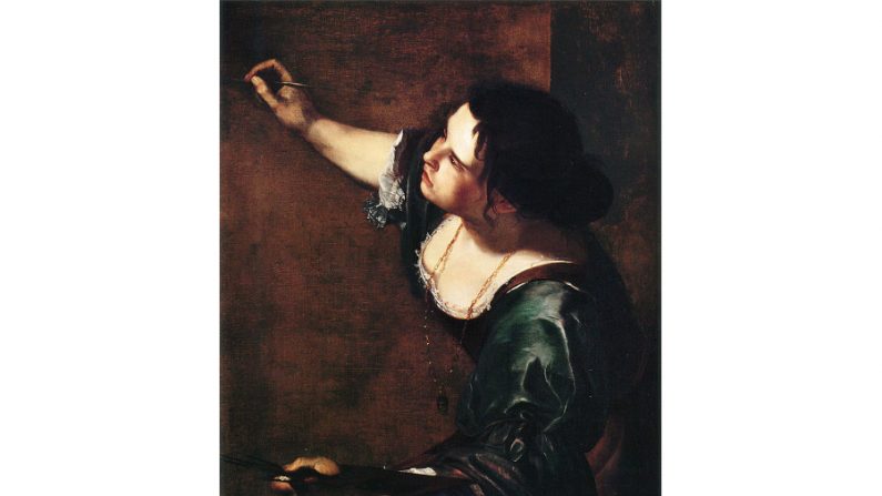 Autorretrato de Artemisia Gentileschi (Internet)