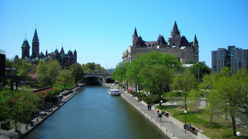 Vista do Canal Rideau, em Ottawa, no Canadá (Hussein Abdallah/CC BY 2.0)