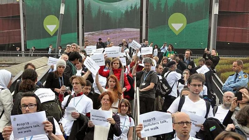 Ativistas verdes abandonam a COP 19, mas ficam muito bem representados pelos Ministros do Meio Ambiente (Imagem da internet)