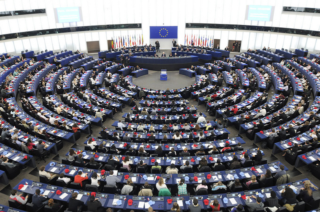 Uma reunião do Parlamento Europeu em Estrasburgo (Michiel Wijnbergh)