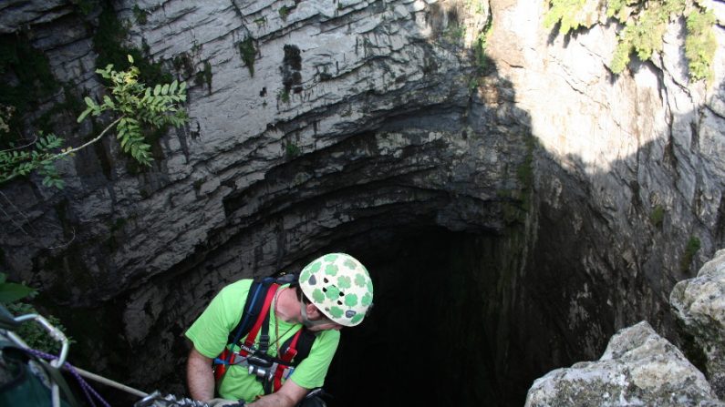 Entrada da Sotano de las Golondrinas (Internet)