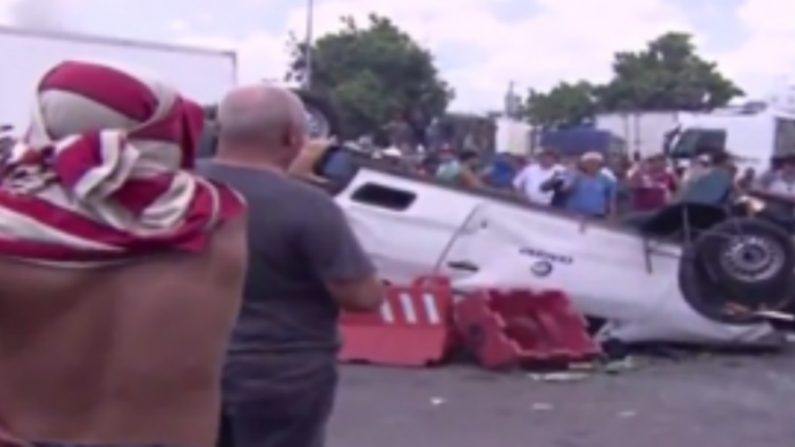 Frequentadores da Ceagesp protestam contra pedágio no local (Reprodução)