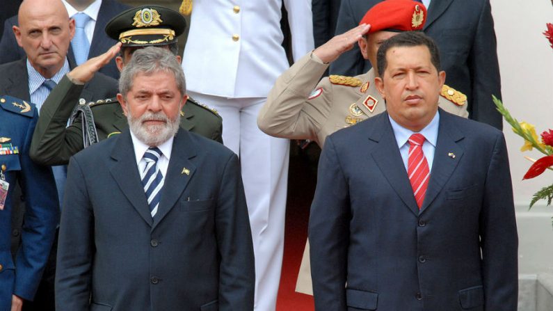 Luiz Inácio Lula da Silva e Hugo Chávez (Marcello Casal Jr./Abr)