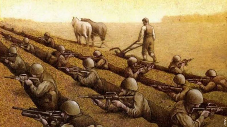 Gravura do artista Pawel Kuczynski (Internet)