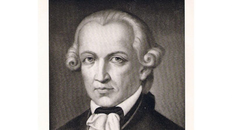 O filósofo alemão Immanuel Kant (Wikimedia Commons)