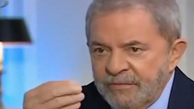 Ex-presidente Lula em entrevista para a emissora de televisão portuguesa RTP (Internet)