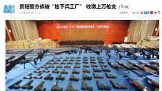 Grande apreensão de armas na China surpreende