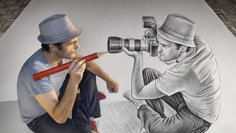 Ilustração 3D do artista Ben Heine (Divulgação)