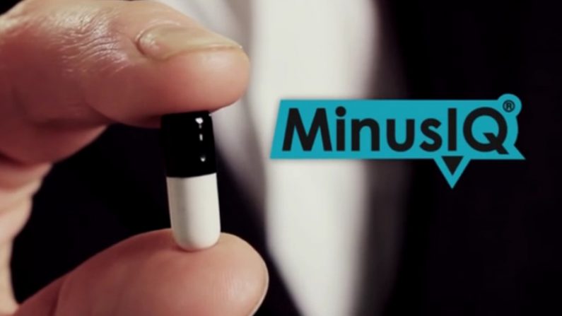 Minus QI, a pílula imbecializante (Internet)