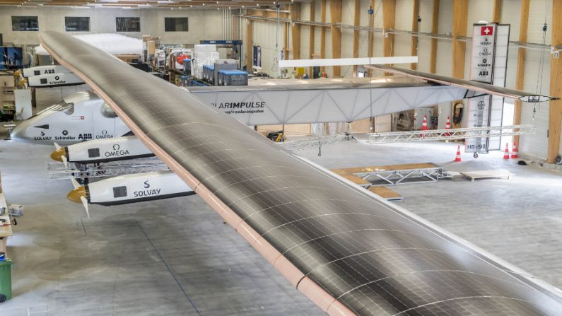 O avião Solar Impulse 2 (Divulgação)