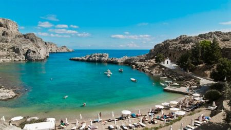 Ilha de Rhodes, local de uma das Sete Maravilhas do mundo antigo