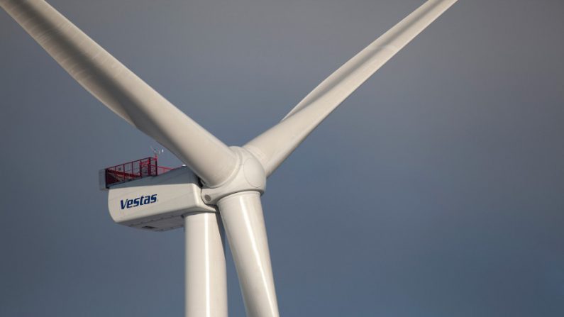 O protótipo da turbina V164-8.0 MW. (Credito: Vestas)