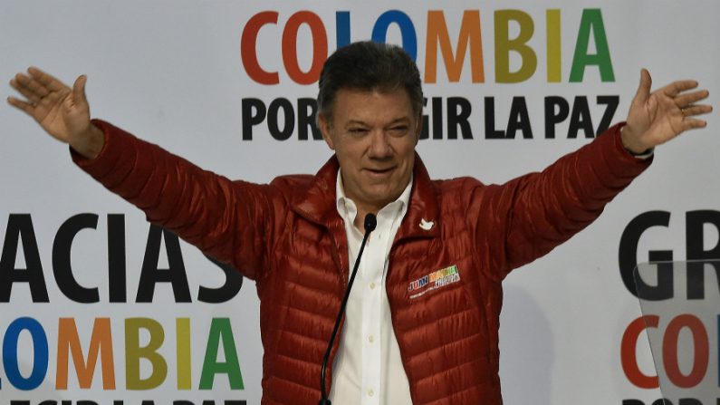 O presidente da Colômbia, Juan Manuel Santos (Luis Acosta / AFP / Getty Images)