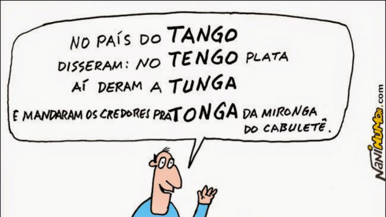 Charge do humorista Nani (Reprodução)