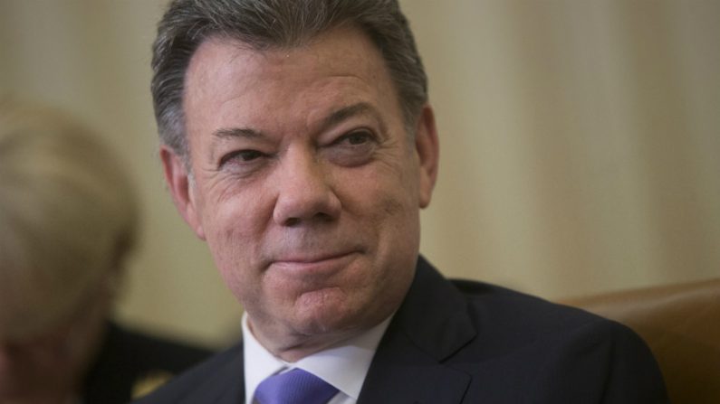 Presidente da Colômbia, Juan Manuel Santos (Andrew Harrer-Pool/Getty Images)