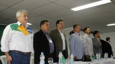 Astronauta Marcos Pontes se encontra com membros do Partido Militar em São Paulo