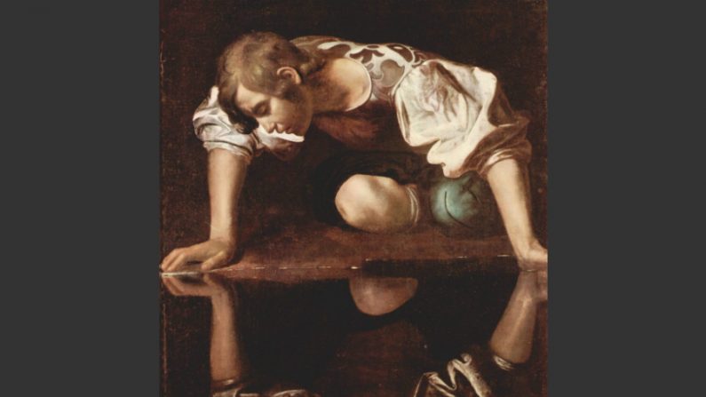 Narciso (1594-1596), por Caravaggio (Reprodução Google Image)