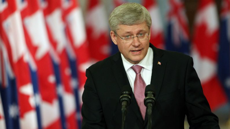 Primeiro-ministro do Canadá, Stephen Harper (Cole Burston/AFP/Getty Images)