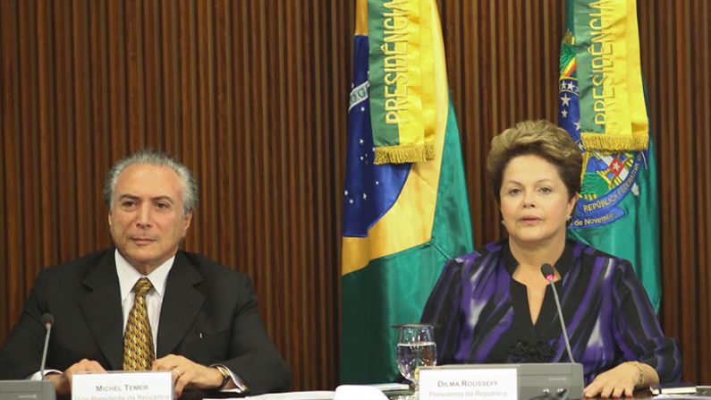 Vice-presidente, Michel Temer e a presidente, Dilma Rousseff (EBC)