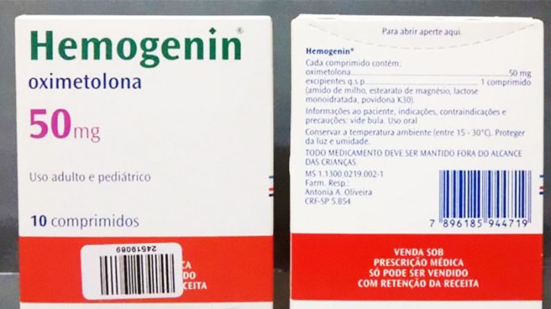 Hemogenin comprimidos 50 mg – Sarsa, produzido pela Sanofi Aventis Farmacêutica (Reprodução)