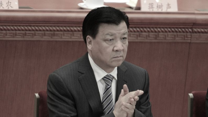 Liu Yunshan, um membro do Comitê Permanente do Politburo do Partido Comunista Chinês, no Grande Salão do Povo, em Pequim, em 3 de março de 2013. A campanha anticorrupção do regime chinês está inspecionando o Diário do Povo, e esta investigação visaria Liu Yunshan (Goh Chai Hin/AFP/Getty Images)