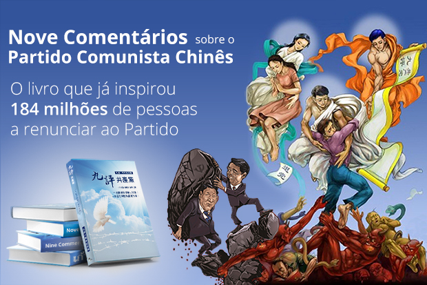 A publicação dos ‘Nove Comentários sobre o Partido Comunista’ levou a uma onda de chineses renunciando ao Partido Comunista Chinês. Mais de 184 milhões de pessoas já renunciaram ao Partido, e atualmente a média é de 100 mil pessoas por dia. (Dai Bing - Ilustrações de "Daxiong" - nome artístico de Guo Jingxiong -, arte e composição de Luís Novaes. - Epoch Times)