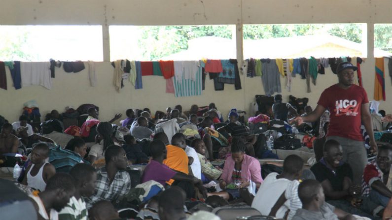 Haitianos dormem em galpões em Brasileia (AC) (Arquivo ABr)