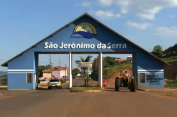 Entrada da cidade de São Jerônimo da Serra (Reprodução)