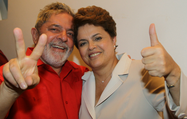 Ex-presidente Luis Inácio Lula da Silva e a presidente reeleita Dilma Rousseff (Ricardo Stuckert/ABr)