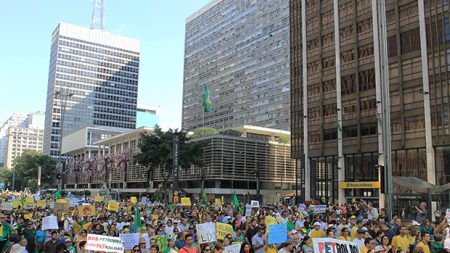 Brasileiros se manifestam contra o Foro de São Paulo (+entrevista com Kim Kataguri)