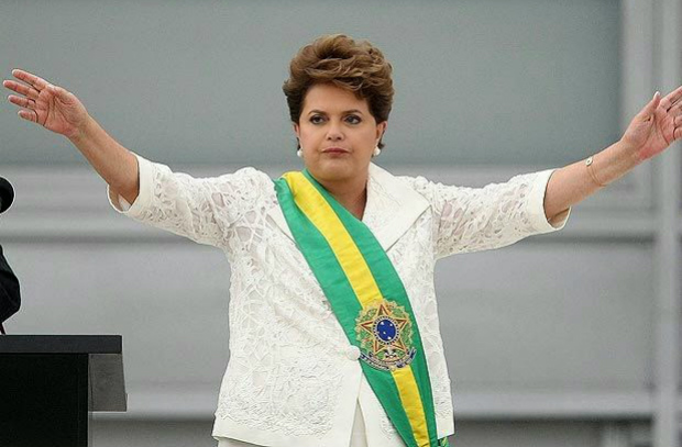 Presidente reeleita do Brasil, Dilma Rousseff (Reprodução)