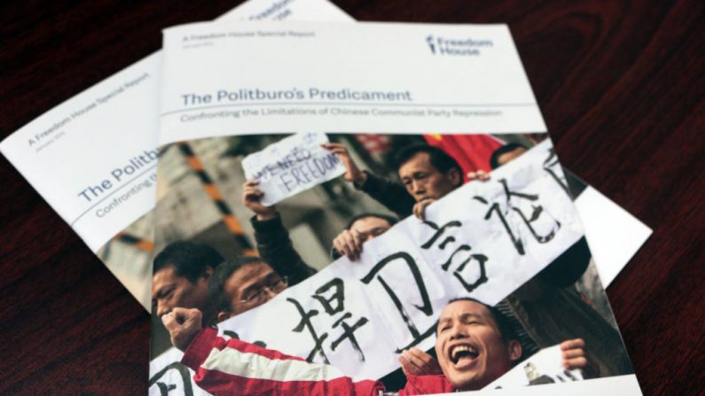 "O dilema do Politburo", um relatório recém-publicado pela pesquisadora Sarah Cook da Freedom House (Teresa You/Epoch Times)