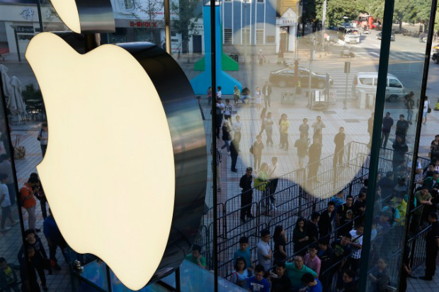 Principal loja da Apple em Pequim em 20 de setembro de 2013 (Lintao Zhang/Getty Images)