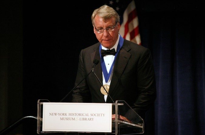 James Chanos, da Kynikos Associates, fala no New York Historical Society, no Waldorf Astoria, em Nova York, em 07 de novembro de 2011 (Andy Kropa / Getty Images)