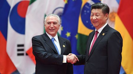 Michel Temer reforça parceria Brasil-China