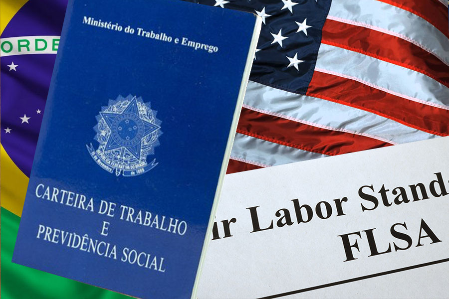 Quais são as diferenças entre as leis trabalhistas nos Estados Unidos e no  Brasil?