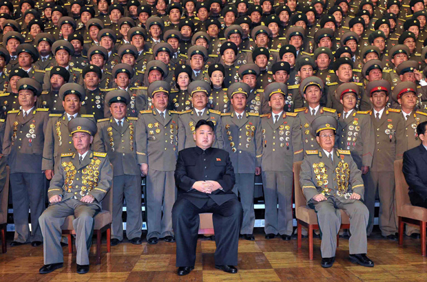 O ditador norte-coreano Kim Jong-un nesta foto de arquivo divulgada pela mídia estatal norte-coreana (KCNA)