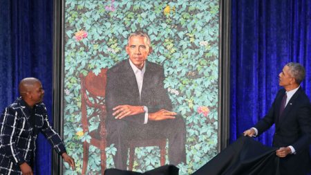 Artista do retrato presidencial de Obama pintou pessoas negras decapitando pessoas brancas