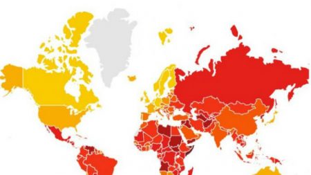 Índice de corrupção em 2017 tinge de vermelho América Latina