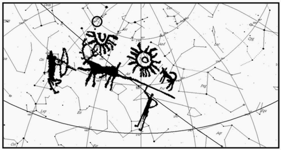 arte rupestre, supernova