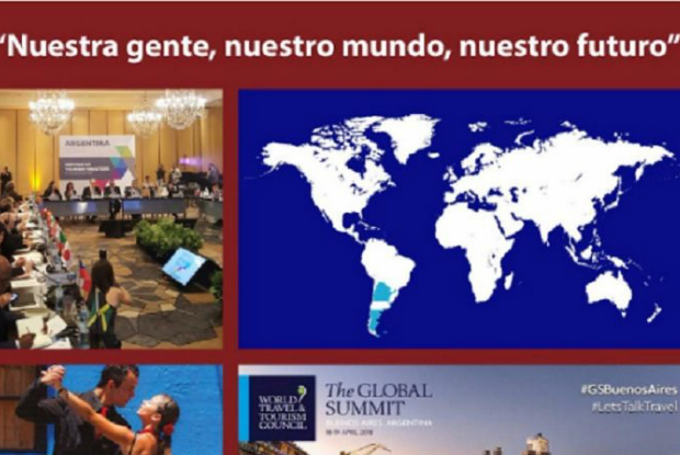 18ª Cúpula do WTTC — Um luxo: ouvir e aprender com os líderes da indústria do turismo. 18ª Cúpula do Conselho Mundial de Viagens e Turismo (Soledad Urtubey/Twitter)