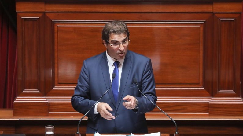 Líder do partido conservador francês Os Republicanos (LR), Christian Jacob (Ludovic Marin/AFP/Getty Images)